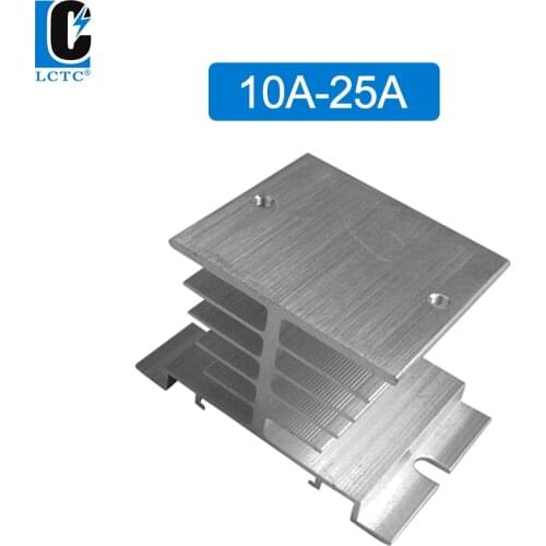 10A 25A Radiator For Single Phase Aluminum Heat Sink SSR-10DA 25DA 1 Phase Solid State Relay