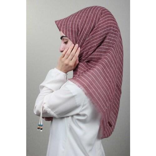 POLOİST PATTERNED LINDA COTTON SCARF-DESEN-01-RENK-18