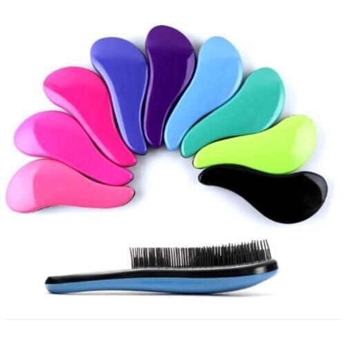 Magic Handle Tangle Detangling Comb Shower Hair Brush detangler Salon Styling Tamer exquite Tool hairbrush 100pair
