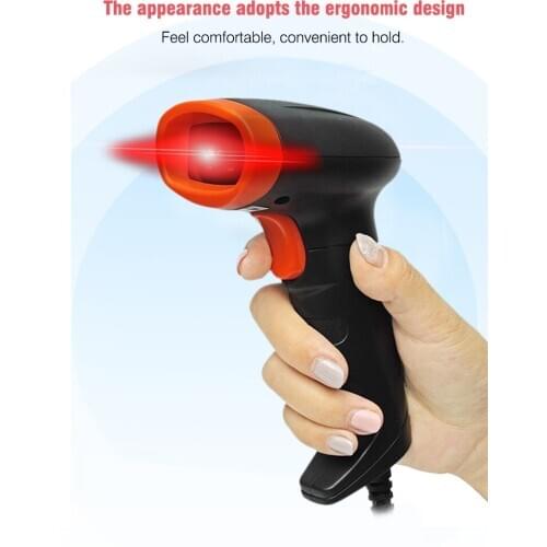Cheapest Quickly Identify USB / RS232 1D 2D Scanner HS-6603B