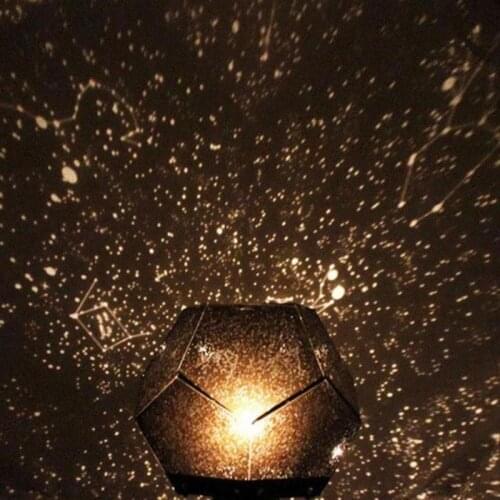 LED Starry Sky Projector Night Lights 3D Projection Night Lamp USB Charging Home Planetarium Kids Bedroom Decor Room Lighting