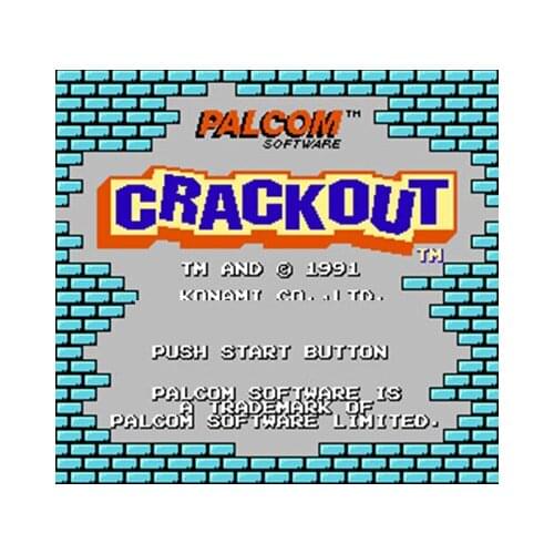 Crackout 60 Pin 8 Bit Video Game Card Drop Shipping