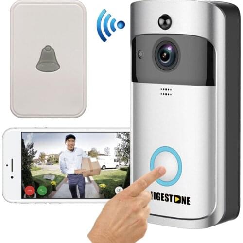 Higestone 720P Smart Wireless Video Doorbell Intercom Camera PIR Motion Detection Night View Ring Bell APP Control Two way Audio