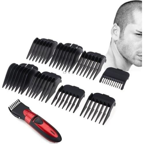 8Pcs Universal Hair Clipper Limit Comb Guide Attachment Size Barber Replacement