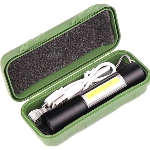 XP-G Q5 Built in battery Zoom Focus 2000 Lumens Mini led Flashlight Torch Lamp Adjustable Penlight Waterproof for Bike Camping