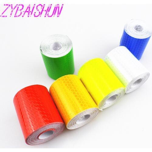 ZYBAISHUN 3m * 5cm Car Reflective Sticker for Citroen C-Quatre C-Triomphe Picasso C1 C2 C3 C4 C4L C5 Elysee/DS-series