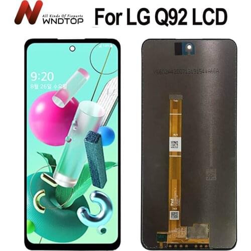 100% Test For LG Q92 LCD Play Display Touch Screen Sensor Panel Digiziter Assembly For LG Q92 5G LCD Display