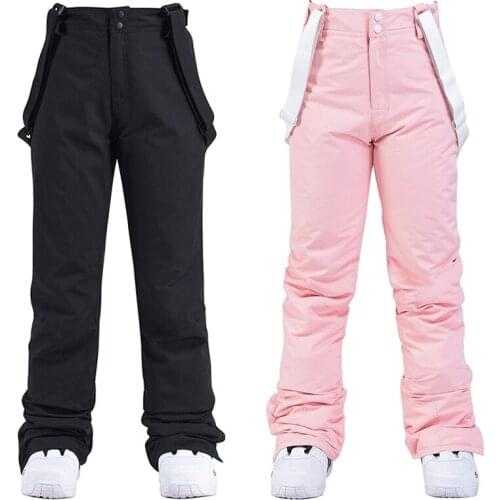 2021 Winter Ski Pants Men Women Outdoor High Quality Windproof Waterproof Warm Snow Trousers Winter Ski Snowboarding Pants Brand