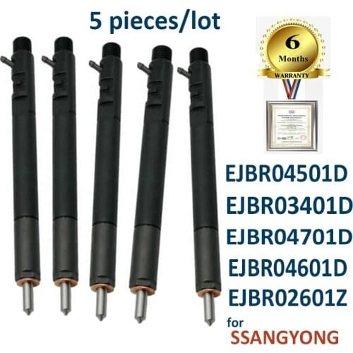5 pieces/lot EJBR04401D A6650170221 Nozzle EJBR03401D Injector A6640170021 6640170221 EJBR04501D A6640170121 For SSANGYON