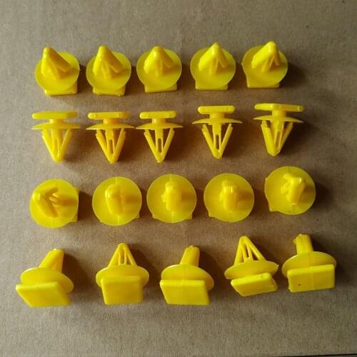 50pcs For Hyundai Kia Car Door Interior Trim Panel Retaining Clips Rivets Plastic Fixed Fastener 10mm Hole