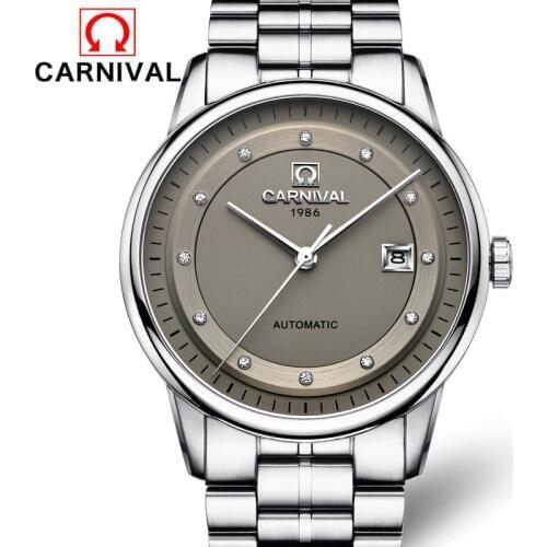 MIYOTA Automatic Watches Men Simple Business Watch Sapphire Stainless steel strap Mechanical Wristwatch relogio masculino 2017