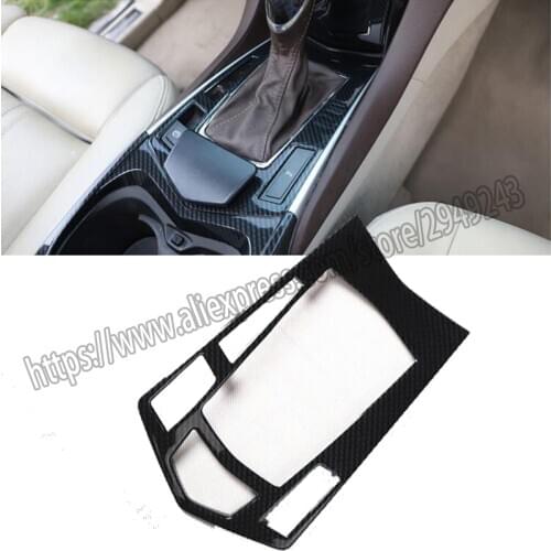 For Cadillac SRX 2010 -2015 ABS Carbon Fiber Console Gear Shift Frame Cover Trim