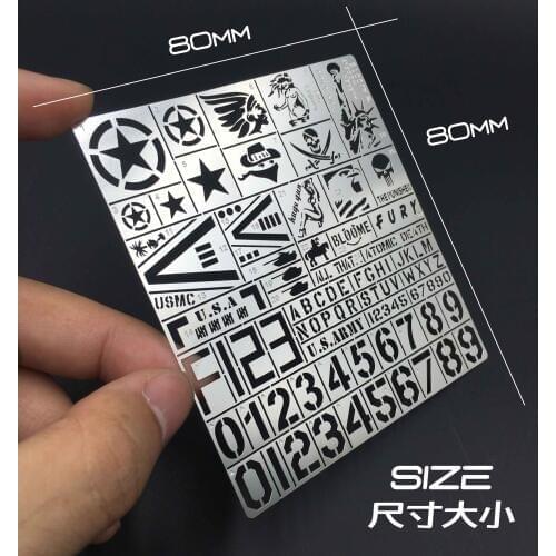 KNL HOBBY Alexen Model AJ0018 1/35 United States World War II and modern general tank armored leak plate