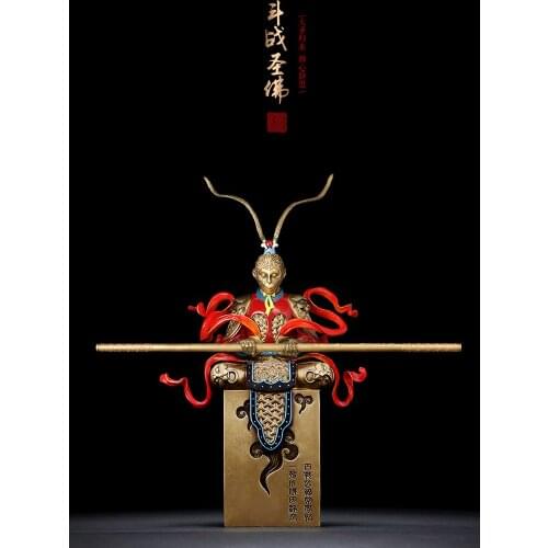COLLECTOR EDITION--TOP BUSINESS 2020 OFFICE HOME EFFICACIOUS TALISMAN HOUSE PROTECTION GOLD GOD OF WAR FENG SHUI BRASS STATUE