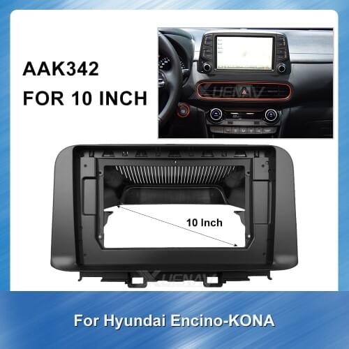 9 inch Car radio Fascia Frame Facials Install Panel Dashboard Trim Kit for Hyundai encino-kona 2017 2018 2019 car accessories