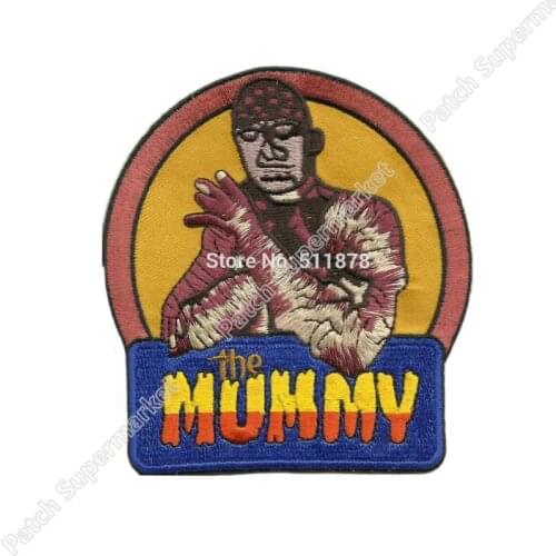 4" THE MUMMY CULT CLASSIC MONSTER MOVIE HORROR FILM PATCH Iron On Badge halloween cosplay costume NC
