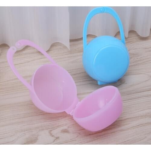 2020 New Portable Unisex Baby Boy Girl Infant Pacifier Nipple Cradle Case Holder Box