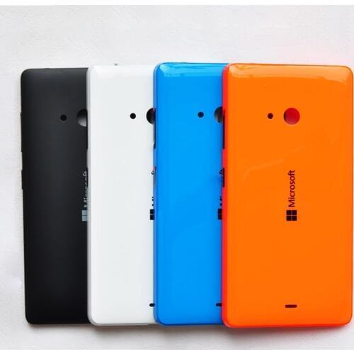 ZUCZUG New Original Plastic Rear Housing For Microsoft Nokia Lumia 540 Battery Cover Back Case With Side Buttons 540 Repair Part