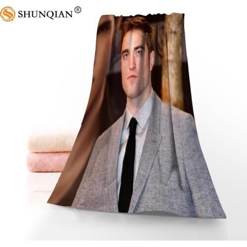 Customize Your Favorite Robert Pattinson 35x75cm Daily Exercise Fitness Fast Dry Face Microfiber Towel