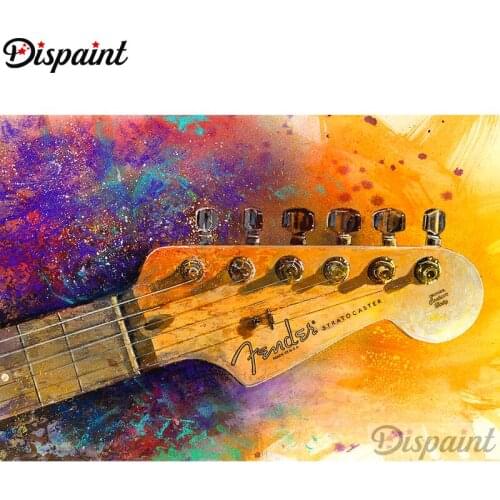 Dispaint Full Square/Round Drill 5D DIY Diamond Painting "Musical instrument" 3D Embroidery Cross Stitch Home Decor Gift A12697