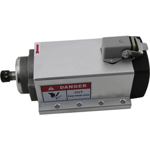 Spindle 1.5KW ER11or ER20 Air-cooled spindle motor with flange cnc spindle motor machine tool free shipping