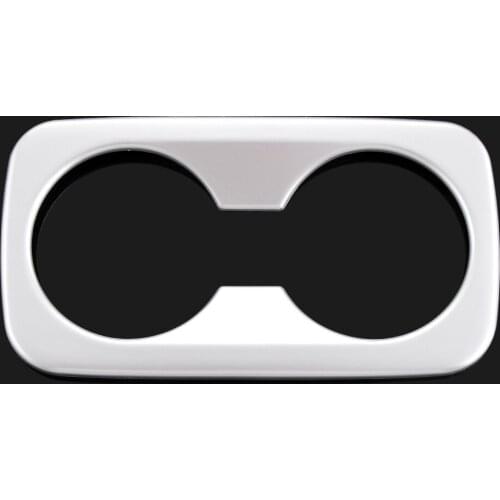 Car Styling Rear Seat Water Cup Holder Interior Decoration Trim Covers For Kia Sportage QL KX5 2016 2017 Auto ABS Accessories