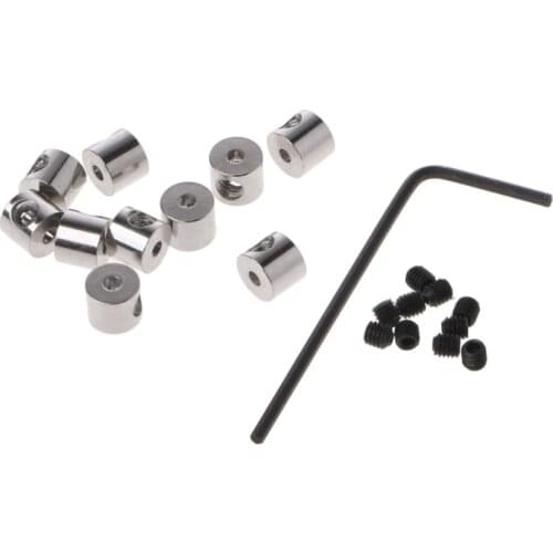 10Pcs Pin Keepers Pin Safe Locks Pin Backs Clasp Locking Pin Keeper Backs Brooch PIn Locking Pin Backs With Wrench Tools