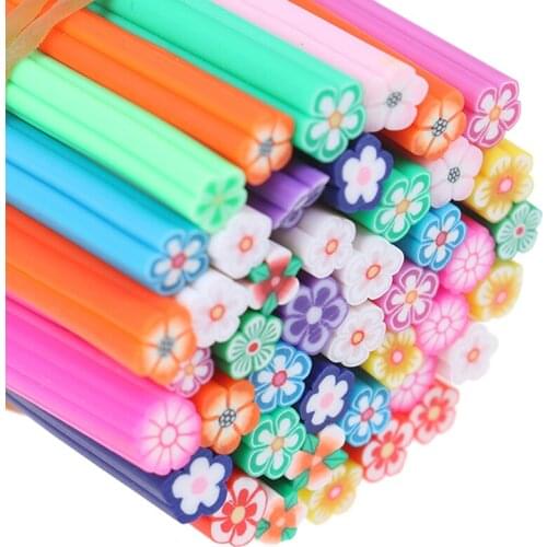10pcs/Set Colorful Home Decor Ornaments Polymer Clay Modeling Nails DIY Fruit Slices Glue Slime Fluffy Modeling Supplies