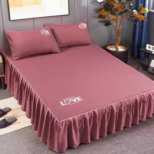 3PCS/Set Decor Home Bed Sheets 100% Cotton Textile Bedding Flat Sheet Flower Bed Sheet+ Pillow Covers Pillow Soft Warm Bedsheets