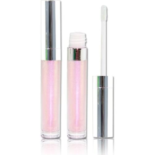 30 Piece Private Label Light Pink Liquid Lipstick Vegan Clear Starry Holographic Lip Gloss Korean Lip Makeup Custom Logo