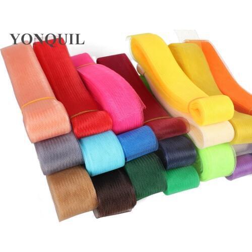 36 Colors 1.8'' /4.5Cm Crinoline Horsehair Braids Hair Accessories Bridal Mesh Accessory Fascinators Craft Material 100Yards/Lot
