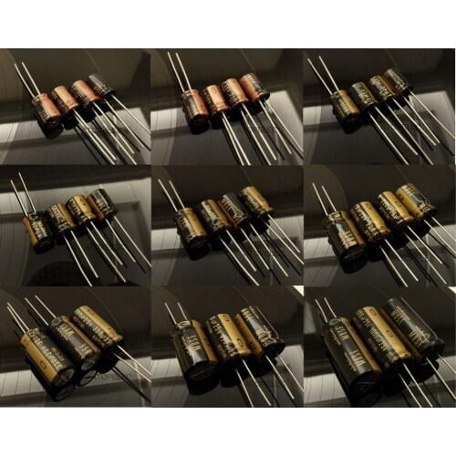4pcs NEW Nichicon MUSE KZ Electrolytic Capacitor Hi-Fi Audio Capacitor 10uF/22uF/33uF/47uF/100uF/220uF/470uF/1000uf 25V/50V/100V