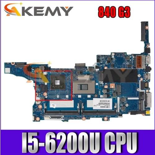 839233-601 839233-501 For HP Pavilion 840 G3 I5-6200U Laptop Motherboard 6050A2822301 SR2EY DDR4 Notebook Mainboard