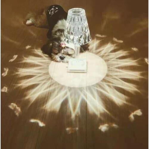 Acrylic Table lamp for bedroom living room Desk lamp Study Bed Reading book Light Ghost night lights Bedside Lighting dropship