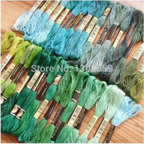 Free Shipping Embroidery Similar DMC Thread 1 Lot=3576 Skeins