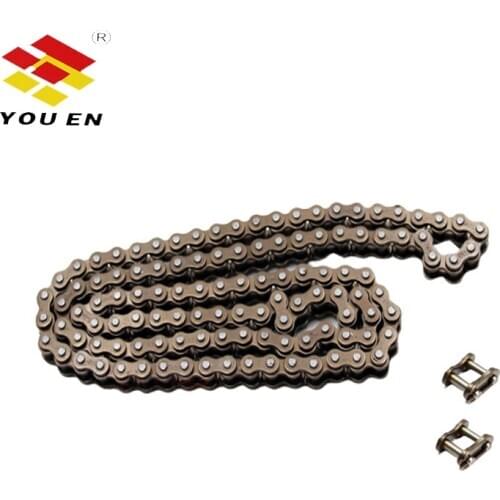 YOUEN 25H chain with Spare Master Link 2 Stroke For 47cc 49cc Mini Dirt ATV Quad Go Kart Dirt Pocket Mini Motor Bike Motorcycle