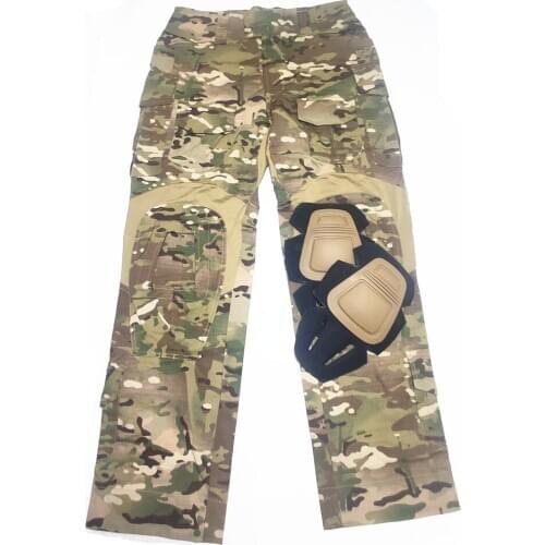 G3 Combat Pants with Knee Pads Airsoft Tactical Trousers MultiCam CP gen3 Hunting Camouflage