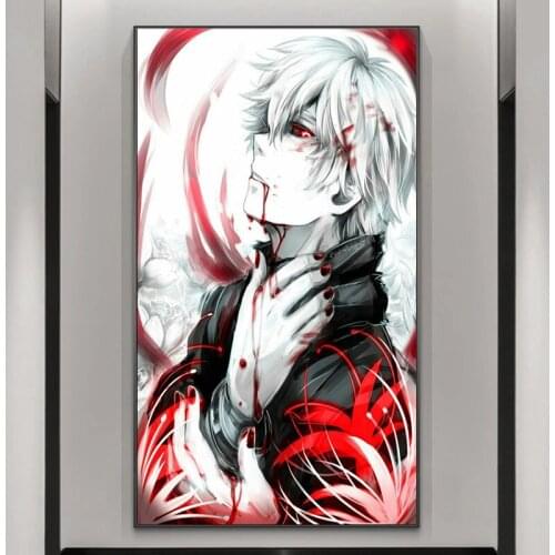 Tokyo Ghoul Anime Wall Scroll Decoration Poster Art Prints 20 x 28 Inches,No Frame