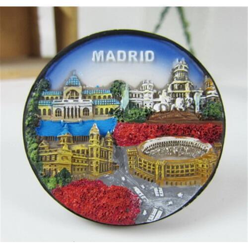 Spain Madrid Fridge Magnet Plaza de Cibeles City Travel Souvenir