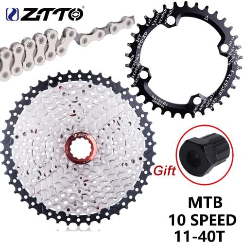 ZTTO MTB Bike 10Speed 11-40T Cassette 10S 40T 42T K7 Wide Ratio Mountain Bicycle Sprocket for m590 m6000 m610 m675 m780 X5 X7 X9