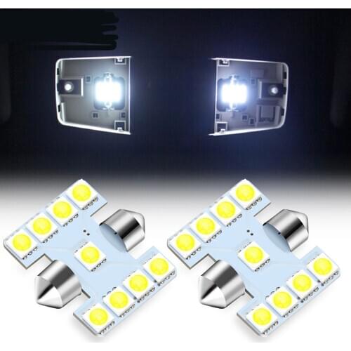 2PC C5W Car LED Lamp Reading Light for Lancia Delta Ypsilon Lybra Musa Kappa Voyager