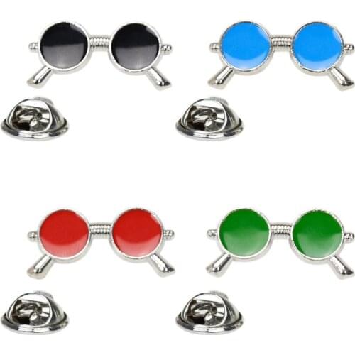 Creative Fashion Beard Enamel Pin Glasses Brooch Lapel Pins For Men Brooches Male Mens Suit Broche Vintage Brooch 2021 New