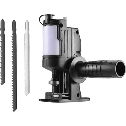 Reciprocating Saw Set Portable Multifunctional Electric Drill Chainsaw Safe Woodworking Tools For Wood And Metal Cutting