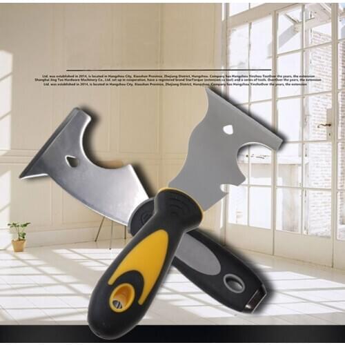 Stainless Steel Paint Putty Scraper 7 in 1 9 in 1 Tool Spackle Knife Caulk Removal Tool Painters Tool for Wood Wallpaper Scraper