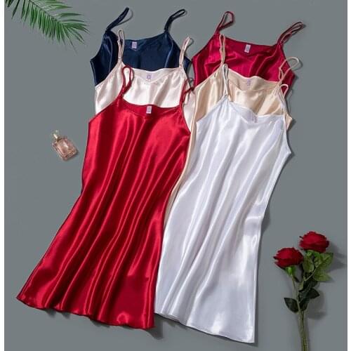 Youhottest Silk Nightgown Nightwear Backless Sexy Lingerie Gown