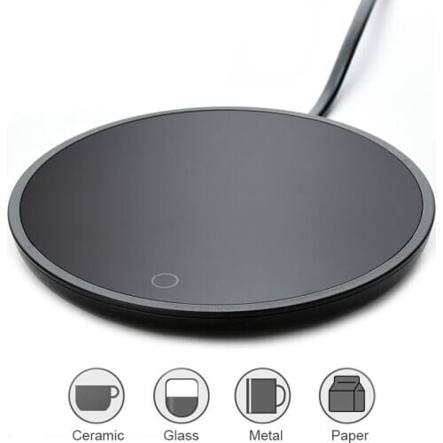 New Coffee Mug Cup Warmer for Home Office Milk Tea Water Heating Pad 2 Constant-temperatures Optional Auto-off Best Gift Idea