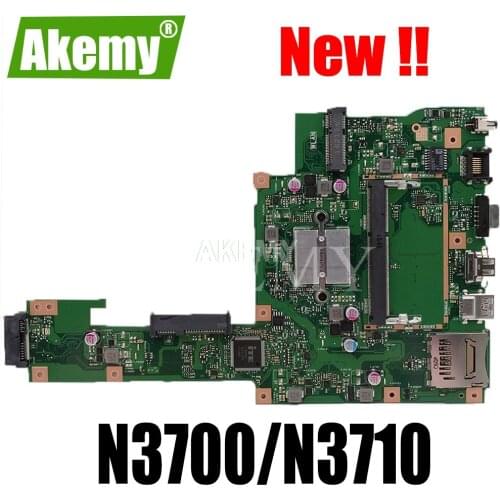 New ! Akemy X553SA Motherboard W/ N3700/N3710 CPU For Asus X553SA X553S X553SA F553S A553S Mainboard 100% test OK