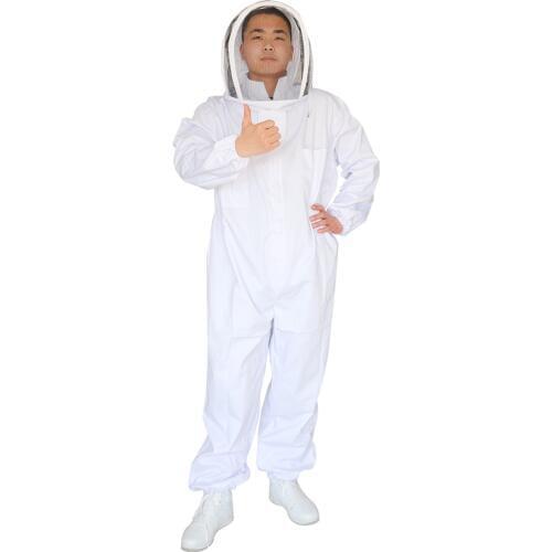 Full Body Beekeeper Suit Beekeeping Clothing Veil Hood HatClothes jacketProtective beekeeping suit beekeepers bee suit equipment