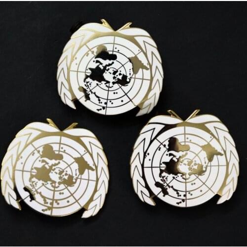 United Nations peacekeeping badge pins of UN peace keeping force cap hat pins badges clothing jacket coat bag military badges