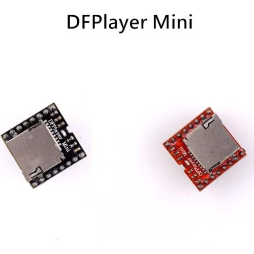 DFPlayer Mini MP3 Player Module MP3 Voice Decode Board Supporting TF Card U-Disk IO/Serial Port/AD